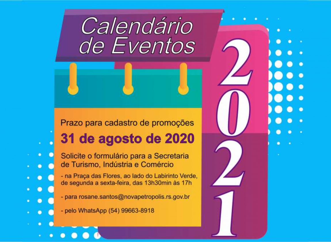 Nova Petrpolis abre cadastro para Calendrio de Eventos 2021