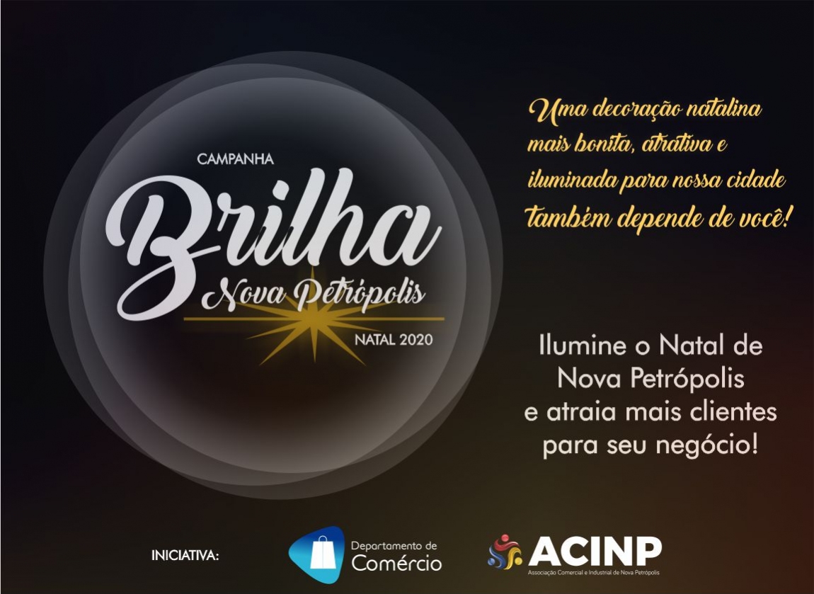 Brilha Nova Petrpolis sugere que lojistas iluminem as fachadas de seus negcios