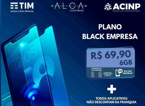 Foto-ACINP oferece opo de plano de telefonia da operadora TIM