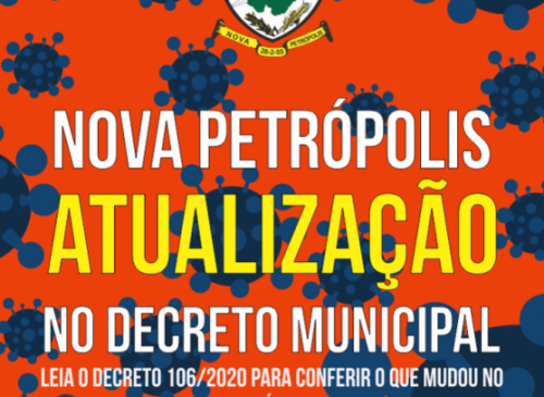 Foto-Nova Petrpolis publica alterao ao Decreto Municipal 096/2020