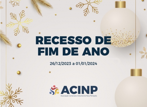 Foto-ACINP far recesso de atividades entre Natal e Ano Novo