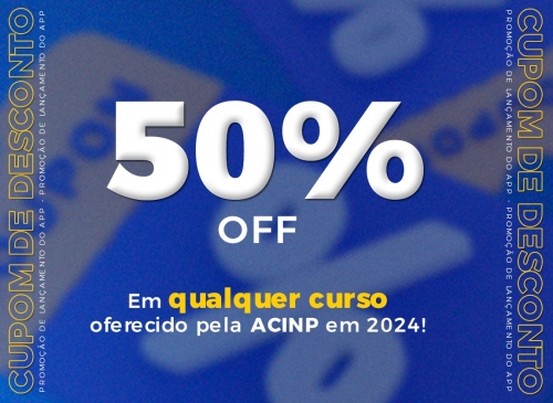 Foto-ACINP oferece cupons de desconto para os 50 primeiros que resgatarem o voucher no APP