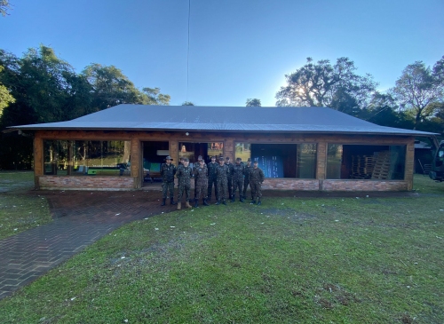 Foto-ACINP apoia Exrcito Brasileiro com infraestrutura para reconstruo de estradas da regio